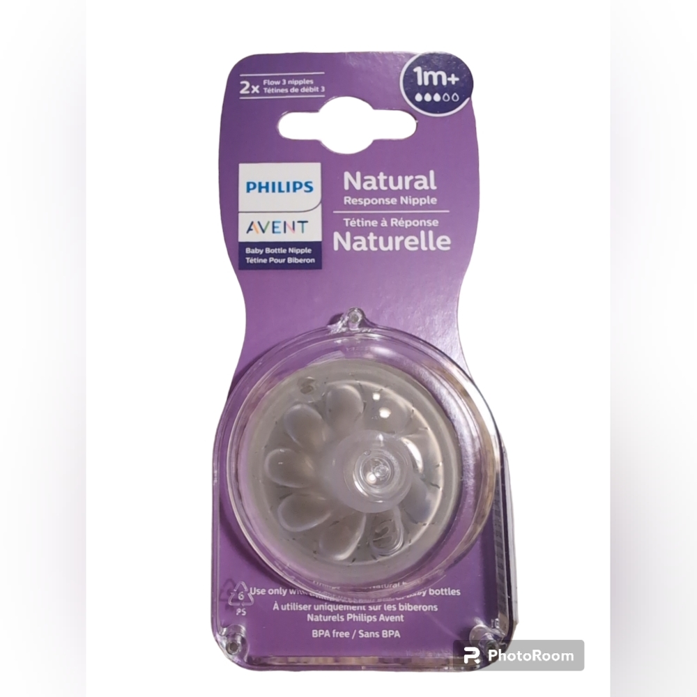 NEW Philips Avent Natural response nipple Flow 3 (1m+)